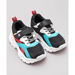 Cute Walk by Babyhug Velcro Closure Sneaker Shoes - Black