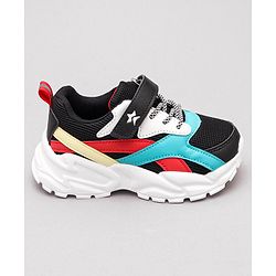 Cute Walk by Babyhug Velcro Closure Sneaker Shoes - Black