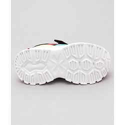 Cute Walk by Babyhug Velcro Closure Sneaker Shoes - Black