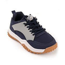 Cute Walk by Babyhug Sneakers With Lace Closure Solid - Navy Blue
