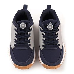 Cute Walk by Babyhug Sneakers With Lace Closure Solid - Navy Blue