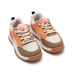 Cute Walk by Babyhug Sneakers With Lace Closure Solid - Beige
