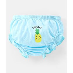 Babyhug 100% Cotton Bloomer With Fruits Print Pack Of 7 - Multicolour