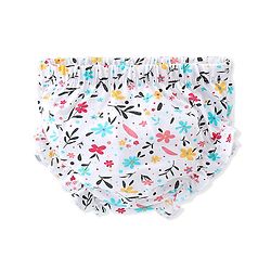 Babyhug 100% Cotton Knit Rabbit Flower & Dots Print Bloomers  Pack of 7- Multicolour