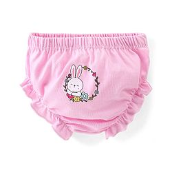 Babyhug 100% Cotton Knit Rabbit Flower & Dots Print Bloomers  Pack of 7- Multicolour