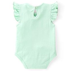 Babyhug 100% Cotton Half Sleeves Onesie With Sea Life Print Pack Of 3 - Purple Pink & Green