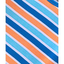 Babyhug 100% Cotton Knit Full Sleeves Onesies Pack Of 3 With Bunny Print - Blue & Orange
