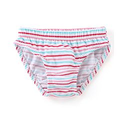 Babyhug 100% Cotton Panties With Floral Print Pack Of 3 - Blue & Pink