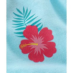 Babyhug 100% Cotton Panties With Floral Print Pack Of 3 - Blue & Pink