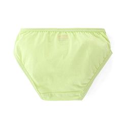 Babyhug 100% Cotton Knit Flower Print Panties Pack of 3- Pink & Green