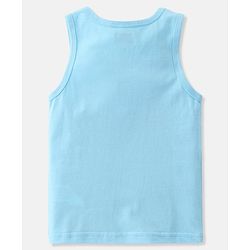 Babyhug 100% Cotton Sleeveless Sando Stripes & Bear Print Pack of 3- Multicolor