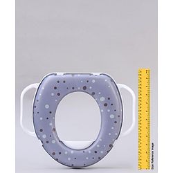 Babyhug Soft Potty Seat With Handle Bubble Print - Purple