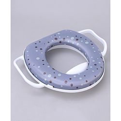 Babyhug Soft Potty Seat With Handle Bubble Print - Purple