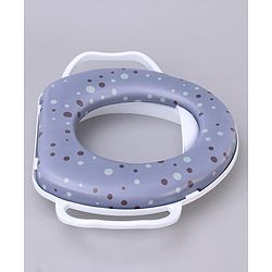 Babyhug Soft Potty Seat With Handle Bubble Print - Purple