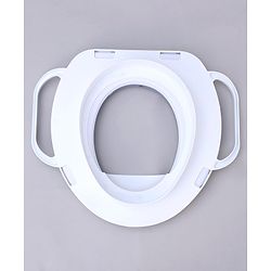 Babyhug Soft Potty Seat With Handle Bubble Print - Purple