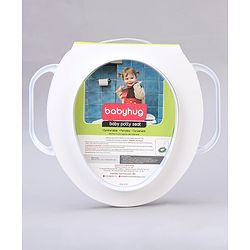 Babyhug Soft Potty Seat With Handle Bubble Print - Purple