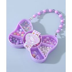 Babyhug DIY Jewellery Kit with Threads-  Multicolor