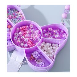 Babyhug DIY Jewellery Kit with Threads-  Multicolor