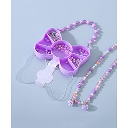 Babyhug DIY Jewellery Kit with Threads-  Multicolor