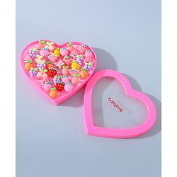 Babyhug Free Size Fruits Shaped Finger Ring Sets Pack of 36 - Multicolour