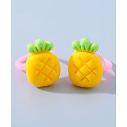 Babyhug Free Size Fruits Shaped Finger Ring Sets Pack of 36 - Multicolour