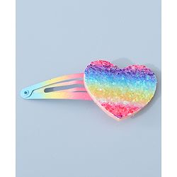 Babyhug Snap Clips with Butterfly Applique Free Size Pack of 12 - Multicolor