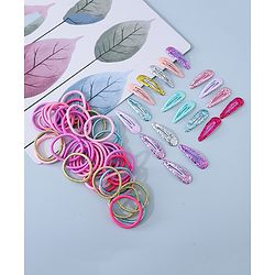 Babyhug Hair Accessories Combo Set  Free Size Multicolor - Pack of 40