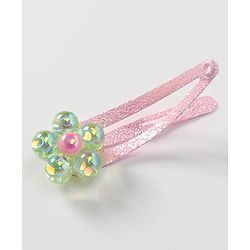 Babyhug Snap Clips with Butterfly Applique Free Size Pack of 8 - Multicolour