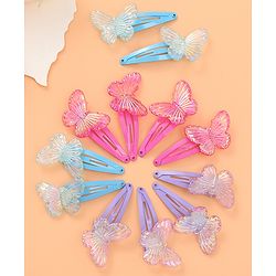 Babyhug Free Size Snap Clips Pack of 12 - Multicolor
