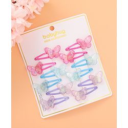 Babyhug Free Size Snap Clips Pack of 12 - Multicolor