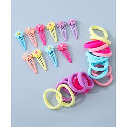 Babyhug Hair Accessories Combo Set Free Size Pack of 30 - Multicolour