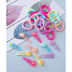 Babyhug Hair Accessories Combo Set Free Size Pack of 30 - Multicolour