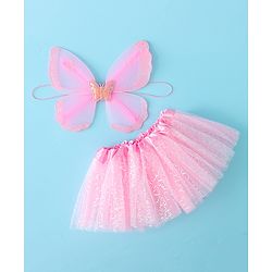 Babyhug Butterfly Wings and Costume Set - Pink