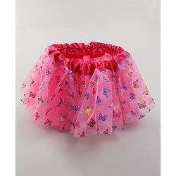 Babyhug Unicorn Costume Set With Headband - Dark Pink