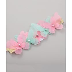 Babyhug Unicorn Costume Set With Headband - Dark Pink