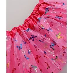 Babyhug Unicorn Costume Set With Headband - Dark Pink