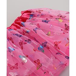 Babyhug Unicorn Costume Set With Headband - Dark Pink