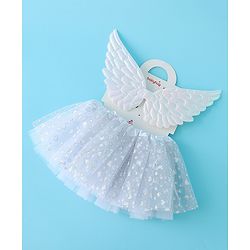Babyhug Butterfly Wings and Costume Set - White