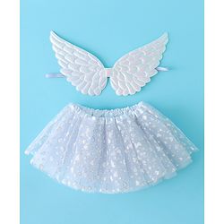 Babyhug Butterfly Wings and Costume Set - White