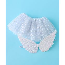 Babyhug Butterfly Wings and Costume Set - White