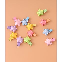 Babyhug Hair Pins and Clips Pack of 12 - Multicolor