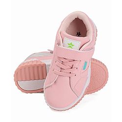 Cute Walk by Babyhug Color Block Sneakers with Velcro Closure - Pink