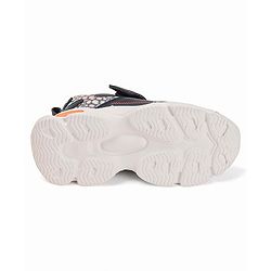 Cute Walk by Babyhug Sneakers With Velcro Closure & Text Print - Navy