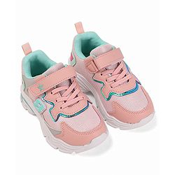 Cute Walk by Babyhug Sneakers With Velcro Closure - Pink