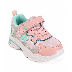 Cute Walk by Babyhug Sneakers With Velcro Closure - Pink