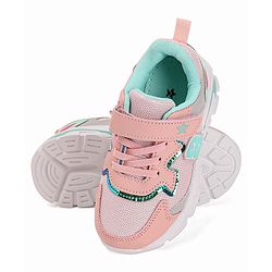Cute Walk by Babyhug Sneakers With Velcro Closure - Pink