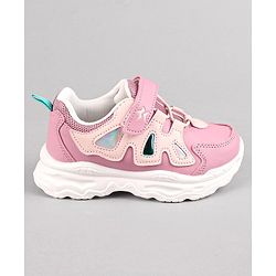 Cute Walk by Babyhug Sneakers Shoes With Velcro Closure Solid - Purple