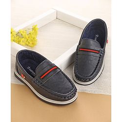 Cute Walk by Babyhug Formal & Partywear Slip On Shoes - Navy Blue