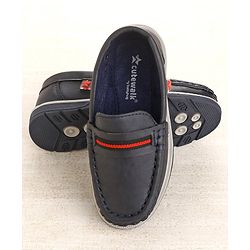 Cute Walk by Babyhug Formal & Partywear Slip On Shoes - Navy Blue