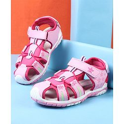 Cute Walk by Babyhug Velcro Closure Sandals  - Pink